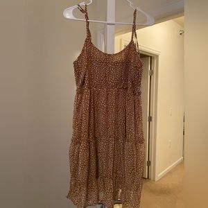 New in leopard caramel Dress